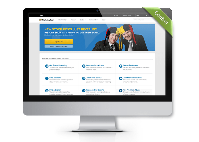 Conversion Motley Fool Experiment Example